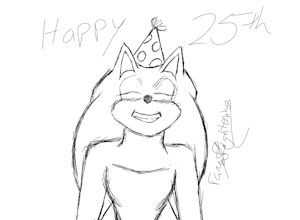Sonic 25th by FangsofLightening