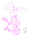 Sketch: Angel Dust 2 by Shadow4one