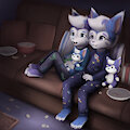 Movie night by Bunnypaint