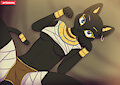 Egyptian cat by artoonu