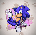 sonic barefoot by OneChanART