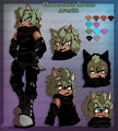 Chartreuse Roane Averitt Sketchy Reference by KandaArts