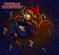 [comission] swimming through a pipe (ALT.) [part 2] by Michellebandiwolf