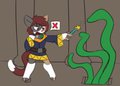 Adventuring Mishaps - Anti-magic collar  by Nightfire