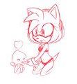 Feeding Chao WIP by xTaunt
